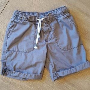 Gray cargo shorts